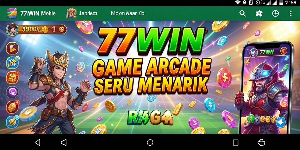 Tampilan gameplay seru dari game Arcade 77WIN.