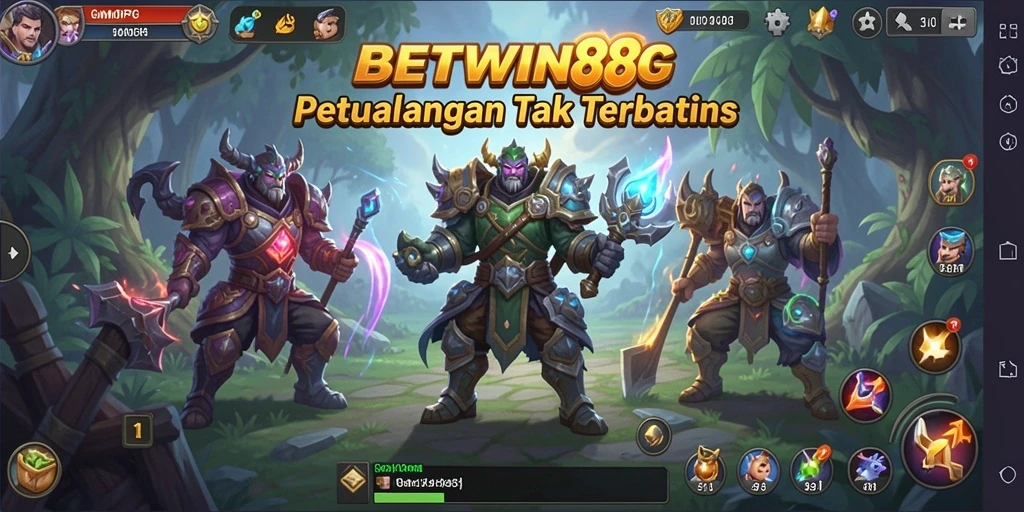 Tampilan gameplay seru di BETWIN88 dengan aksi MMORPG yang mendebarkan.