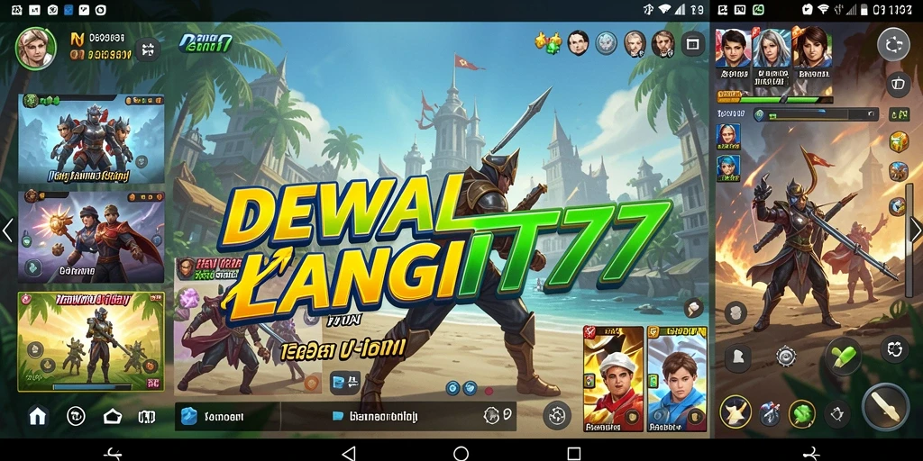 Tampilan antarmuka DEWALANGIT77 yang menarik dan fungsional.