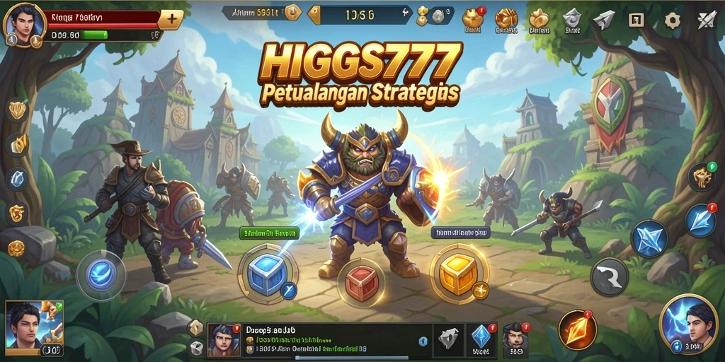 Tampilan gameplay HIGGS777 yang menarik dan strategis.