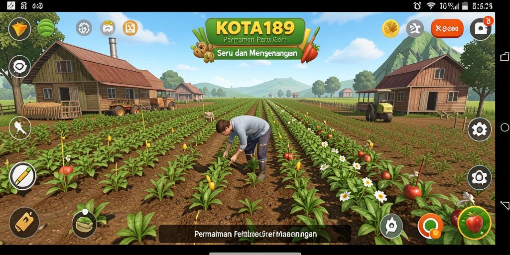 Tampilan gameplay KOTA189 yang menggembirakan dan penuh warna.