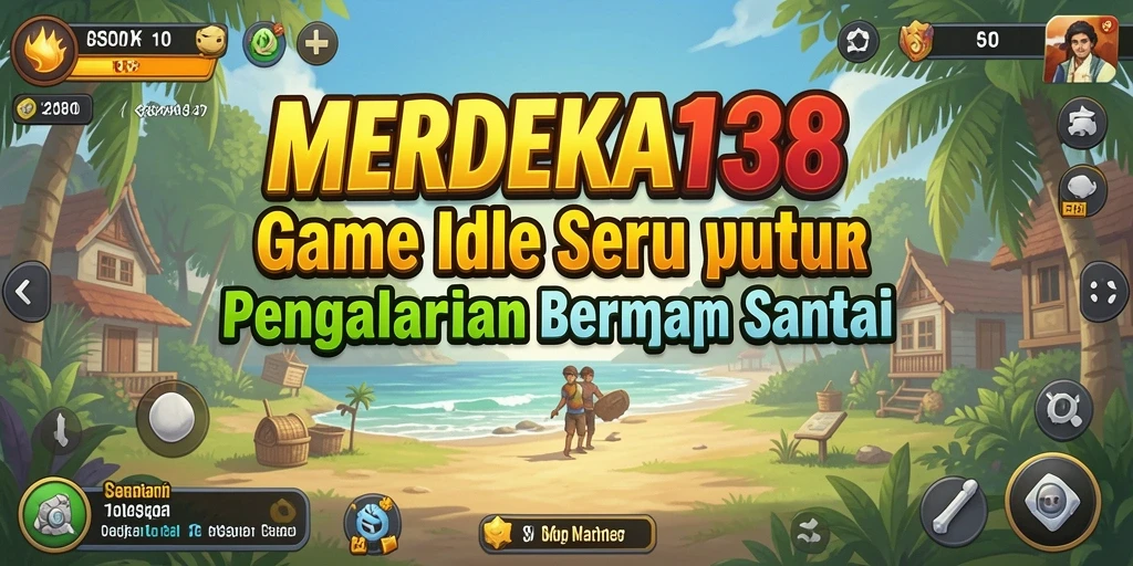 Tampilan gameplay MERDEKA138 dengan elemen Idle yang menarik.