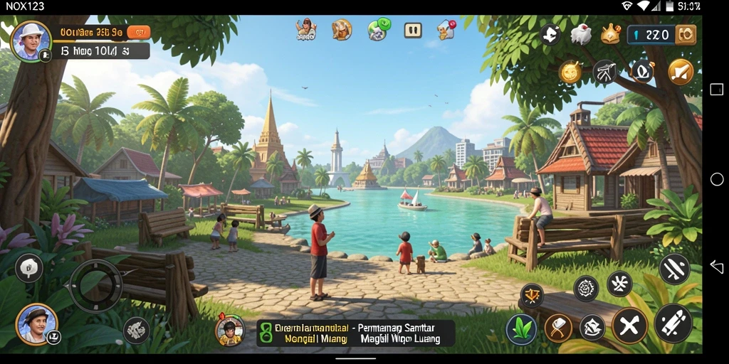 Screenshot NOX123 menampilkan gameplay yang seru dan interaktif.