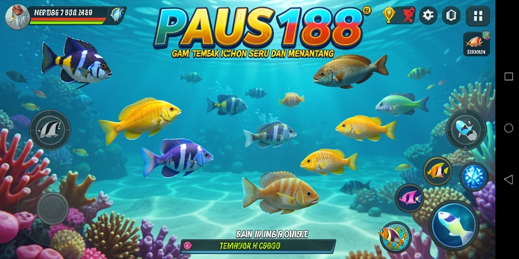 Tangkapan layar PAUS188 menampilkan aksi seru gameplay Tembak Ikan.