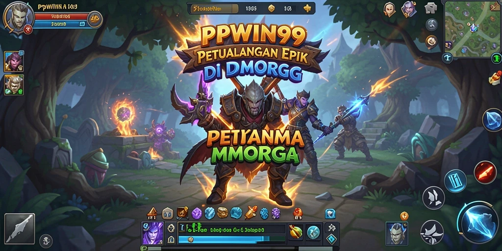 Tangkapan layar menunjukkan aksi seru dalam gameplay MMORPG.