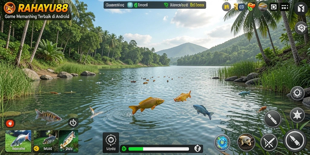 Gameplay RAHAYU88 yang menarik saat menangkap ikan.