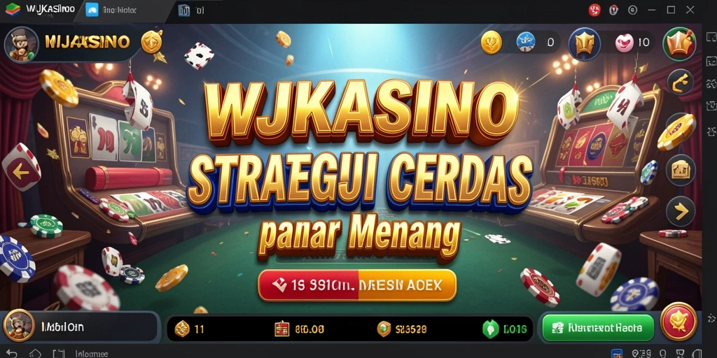 Gameplay WJKASINO yang menegangkan dan strategis di layar.